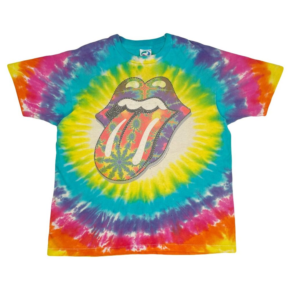 1994 Rolling Stones Tie Dye Band Tee XL